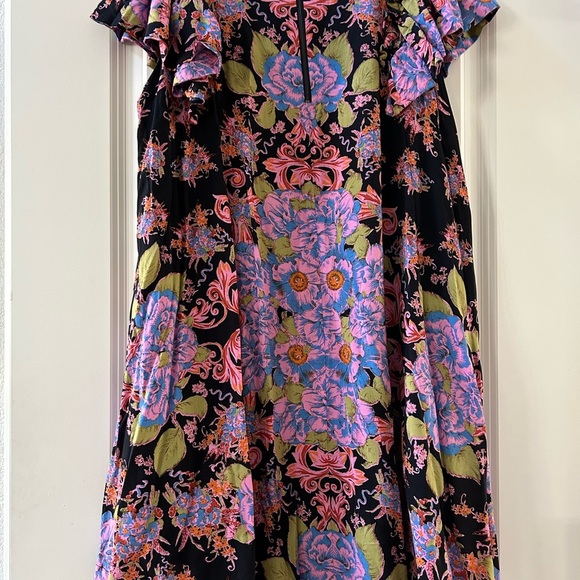 Free People Yara Oversized Day Dress. “Twilight Combo” color. EUC. Lined. Size S - Picture 9 of 15